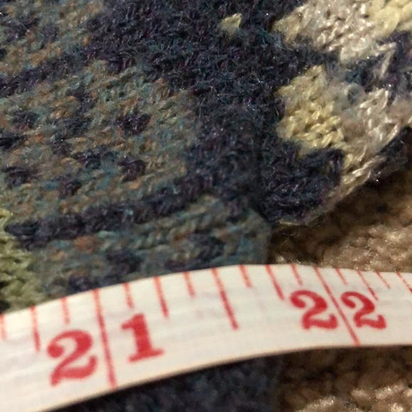 The Import Workshop tulips sweater button down large - Picture 10 of 12